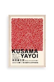Yayoi Kusama Ahşap Çerçeveli Tablo 50 x 70 thumbnail 1