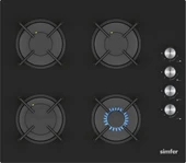 Simfer Siyah 2'li Cam Ankastre Set (3046 Ocak + 8727 Davlumbaz) thumbnail 2