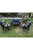 Kırlenta ERCİYES 2+1+1+ MAVİ (MİDHNİGHT) BAHÇE TAKIMI BAHÇE MOBİLYASI thumbnail 1