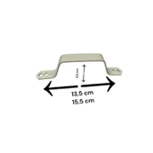 Ennalbur Demir Doğrama Kulp Beyaz Kaplama thumbnail 1