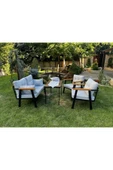 Kırlenta Erciyes 2 1 1 Masa Gri Bahçe Takımı Bahçe Mobilyası thumbnail 2
