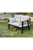 Kırlenta ERCİYES İKİLİ KOLTUK KREM BAHÇE TAKIMI BAHÇE MOBİLYASI thumbnail 2