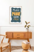 Motto Ahşap Çerçeveli Tablo 30 x 42 thumbnail 4