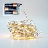 UpWay 5 Metre Su Geçirmez Günışığı 50 Led Işık - Pilli Dekoratif Aydınlatma thumbnail 4