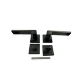 Sofuoğlu Rozet Anka Mat Siyah Wc Kapı Kolu thumbnail 1