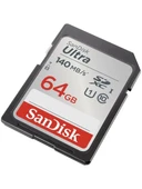 Sandisk Ultra 64GB 140MB/S Sdhc/sdxc Class 10 Uhs-I Hafıza Kartı SDSDUNB-064G-GN6IN thumbnail 2