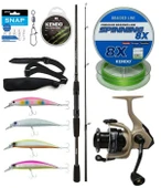 Yek Outdoor Spin Olta Seti Okuma Wave Power 2.44 cm 15-40 gr 2 Parça Spin Kamışı&Okuma Outrax 4000SGA Olta Makinesi thumbnail 1