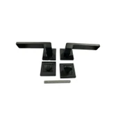 Sofuoğlu Rozet Anka Mat Siyah Wc Kapı Kolu thumbnail 2