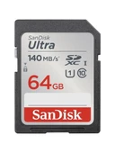 Sandisk Ultra 64GB 140MB/S Sdhc/sdxc Class 10 Uhs-I Hafıza Kartı SDSDUNB-064G-GN6IN thumbnail 1