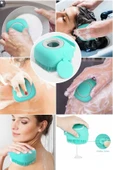 Carat Home Şampuan & Duş Jeli Hazneli Silikon Peeling Duş Fırçası thumbnail 1