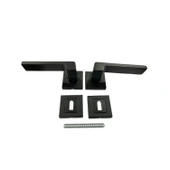 Sofuoğlu Rozet Anka Mat Siyah Oda Kapı Kolu thumbnail 1