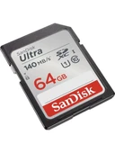 Sandisk Ultra 64GB 140MB/S Sdhc/sdxc Class 10 Uhs-I Hafıza Kartı SDSDUNB-064G-GN6IN thumbnail 3