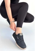 Tawen Siyah Cilt Bej Tabanlı Bağcıklı Spor Ayakkabı thumbnail 9