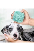 Demirhan Group Şampuan Hazneli Kedi Ve Köpek Evcil Hayvan Yıkama Fırçası Silikon thumbnail 2