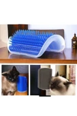 tugce shopping Aveo 1 Adet GRI/MAVI RENK Kedi Kaşınma Aparatı Taranma Aparatı Kaşıma Tırmalama Sürtünme Kedi Masaj thumbnail 5