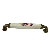 Klasik Silindir Kulp Antik Sarı 128 mm thumbnail 1