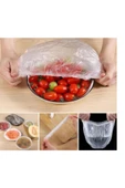 hy ticaret 100 Adet Lastikli Tazeliği Koruyan Tencere ve Tabak Bonesi - Esnek Strech Kapak thumbnail 8
