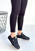 Tawen Siyah Cilt Bej Tabanlı Bağcıklı Spor Ayakkabı thumbnail 14