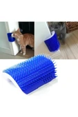 tugce shopping Aveo 1 Adet GRI/MAVI RENK Kedi Kaşınma Aparatı Taranma Aparatı Kaşıma Tırmalama Sürtünme Kedi Masaj thumbnail 1