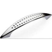 Noktalı Dolap Çekmece Kulpu 96 mm Krom thumbnail 2