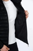 Dynamo Erkek Kapüşonlu Şişme Süet Slim-fit Mont thumbnail 2