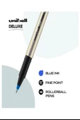 Mavi Pilot Kalem UB-177 Fine Deluxe 3 Adet Uniball Pilot Kalem 0.5 mm Roller Uçlu Pilot Kalem İnce Uçlu Likit Mürekkepli thumbnail 3
