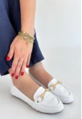 Rain Beyaz Cilt Babet Ayakkabı thumbnail 3