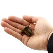 Çekmece Mutfak Mobilya Dolabı Dolap Kulpu Kulbu Metal Kulpları Antik Sarı Kulp Düğme Tek Vidalı thumbnail 3