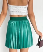 Lastikli piliseli lak etek yeşil s23901 thumbnail 2