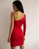 Tek kol elbise thumbnail 4