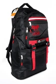 Deprem Çantası Körüklü Reflektörlü 65 Litre Siyah Kırmızı thumbnail 1