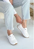 Tone Beyaz Cilt Bağcıklı Spor Ayakkabı thumbnail 3