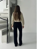 Fit comfort siyah salaş pantolon thumbnail 9