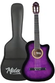 Midex MGX-100PRP Üst Seviye Klasik Gitar 4/4 Sap Ayarlı (Çanta Askı Capo Metod Pena) thumbnail 2