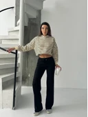 Fit comfort siyah salaş pantolon thumbnail 10