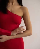 Tek kol elbise thumbnail 2