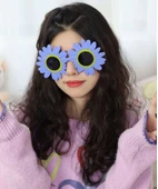 Mor Renk Şekilli Parti Gözlüğü 18x10 cm thumbnail 2