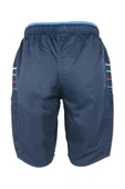 Erkek Deniz Şortu 2 Adet Fermuar Cepli Pamuklu Su Yitici Astarlı Lacivert K-195 thumbnail 3