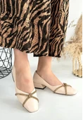Pety Bej Cilt Topuklu Ayakkabı thumbnail 3