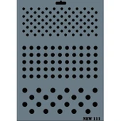 Rich New Seri N-111 Stencil 35x25 cm thumbnail 1