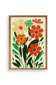 Çiçek Ahşap Çerçeveli Tablo 23 x 30 thumbnail 1