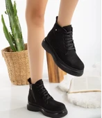 Jiwa Siyah Süet Bağcıklı Bot thumbnail 4