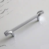Mobilya Mutfak Dolabı Kulpları Çekmece Dolap Kapak Kulbu Kulpu Krom Renk 128 mm Metal Kulp thumbnail 4