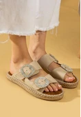 Hertas Bej Nubuk Tokalı Terlik thumbnail 1