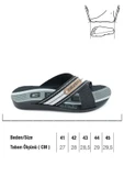 Gezer Erkek Halatlı Terlik Yazlık Star Pu Ev Bahçe Günlük Siyah thumbnail 5