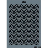 Rich New Seri N-113 Stencil 35x25 cm thumbnail 1
