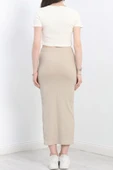 Nakışlı etekli takım bej beyaz s3899 thumbnail 3