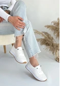 Tone Beyaz Cilt Bağcıklı Spor Ayakkabı thumbnail 2