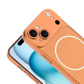 iPhone 14 Kılıf M-Safe Şarj Özellikli Kamera Korumalı Spark Kılıf thumbnail 8