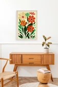 Çiçek Ahşap Çerçeveli Tablo 23 x 30 thumbnail 3